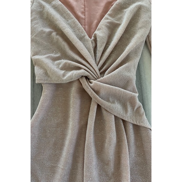 Pink Glitter Dress Long Sleeve XS - Picture 2 of 3